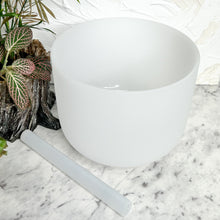 Load image into Gallery viewer, FROSTED CRYSTAL SINGING BOWL 8”