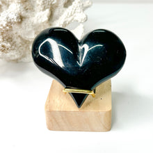 Load image into Gallery viewer, BLACK OBSIDIAN HEART