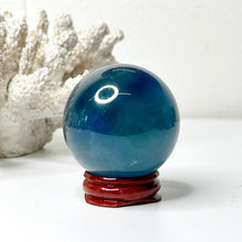 Load image into Gallery viewer, BLUE FLUORITE SPHERE