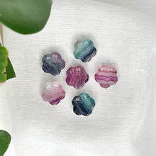 Load image into Gallery viewer, FLUORITE MINI CARVING SPHERE STAND