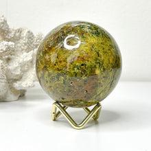 Load image into Gallery viewer, GREEN OPAL SPHERE