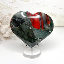 Load image into Gallery viewer, BLOODSTONE LARGE HEART