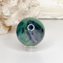 Load image into Gallery viewer, FLUORITE MINI SPHERE