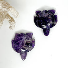 Load image into Gallery viewer, AMETHYST TURTLE CARVING