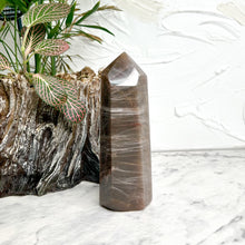 Load image into Gallery viewer, BLACK MOONSTONE POINT