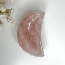 Load image into Gallery viewer, ROSE QUARTZ MOON BOWL