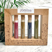 Load image into Gallery viewer, BOTANICALS AROMATHERAPY BAMBOOLESS INCENCE GIFT PACK