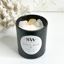 Load image into Gallery viewer, SOUL HUG - CARAMEL VANILLA CRYSTAL SOY CANDLE