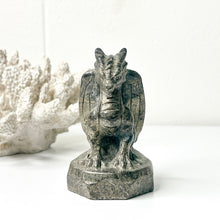 Load image into Gallery viewer, PYRITE DRAGON CARVING
