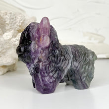 Load image into Gallery viewer, FLUORITE HIGHLAND COW CARVING