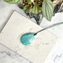 Load image into Gallery viewer, AMAZONITE PENDANT NECKLACE