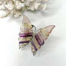 Load image into Gallery viewer, RAINBOW FLUORITE BUTTERFLY