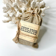 Load image into Gallery viewer, HEMP SEED ACTIVATED CHARCOAL SOAP BAR