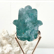 Load image into Gallery viewer, MOSS AGATE HAMSA