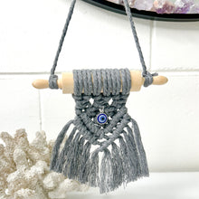 Load image into Gallery viewer, EVIL EYE MACRAME AMULET