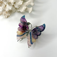Load image into Gallery viewer, RAINBOW FLUORITE BUTTERFLY