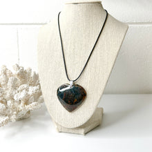 Load image into Gallery viewer, OCEAN JASPER HEART PENDANT