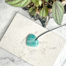 Load image into Gallery viewer, AMAZONITE PENDANT NECKLACE