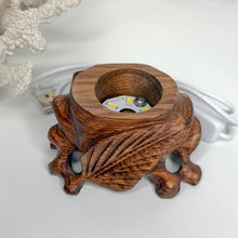 Load image into Gallery viewer, WOODEN CARVED LEAF LED LIGHT BASE