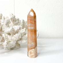 Load image into Gallery viewer, PEACH MOONSTONE POINT