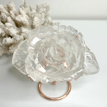 Load image into Gallery viewer, CLEAR QUARTZ ROSE