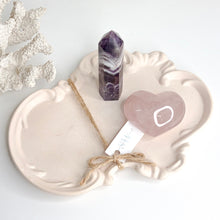 Load image into Gallery viewer, Vintage trinket tray for jewellery, crystals and keepsakes