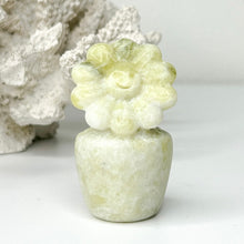 Load image into Gallery viewer, CRYSTAL FLOWER POT CARVING
