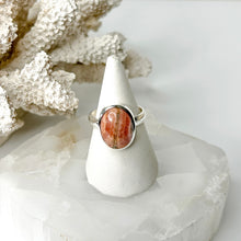 Load image into Gallery viewer, RHODOCHROSITE RING