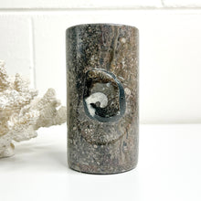 Load image into Gallery viewer, ORTHOCERAS FOSSIL VASE