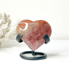 Load image into Gallery viewer, STRAWBERRY QUARTZ HEART