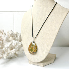 Load image into Gallery viewer, OCEAN JASPER PENDANT NECKLACE