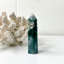 Load image into Gallery viewer, MOSS AGATE POINT