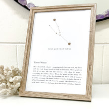 Load image into Gallery viewer, ZODIAC WOMAN PRINT