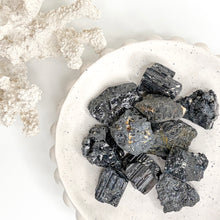 Load image into Gallery viewer, BLACK TOURMALINE ROUGH STONE