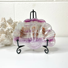 Load image into Gallery viewer, FLUORITE CLAM SHELL BOWL