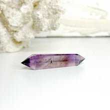 Load image into Gallery viewer, Amethyst double terminated crystal point – natural purple amethyst