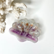 Load image into Gallery viewer, FLUORITE CLAM SHELL BOWL