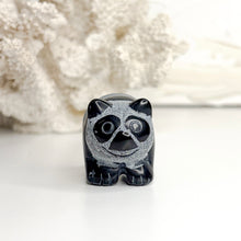 Load image into Gallery viewer, BLACK OBSIDIAN PANDA CARVING