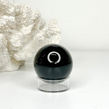 Load image into Gallery viewer, BLACK OBSIDIAN SPHERE