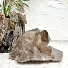 Load image into Gallery viewer, SMOKEY QUARTZ CLUSTER