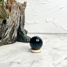 Load image into Gallery viewer, BLACK OBSIDIAN SPHERE