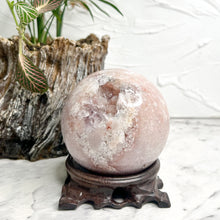 Load image into Gallery viewer, PINK AMETHYST SPHERE