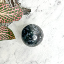 Load image into Gallery viewer, INDIGO GABBRO (MYSTIC MERLINITE) SPHERE