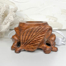 Load image into Gallery viewer, WOODEN CARVED LEAF LED LIGHT BASE
