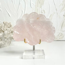Load image into Gallery viewer, ROSE QUARTZ CLAM SHELL DISH
