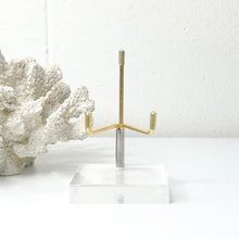 Load image into Gallery viewer, PERSPEX BASE DISPLAY STAND GOLD
