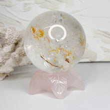 Load image into Gallery viewer, FLOWER CRYSTAL SPHERE STAND
