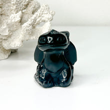 Load image into Gallery viewer, BLACK OBSIDIAN TOOTHLESS DRAGON CARVING
