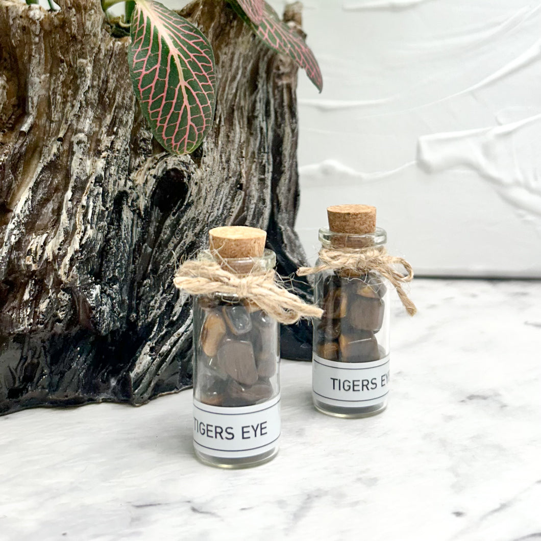 TIGERS EYE MINI WISH JAR