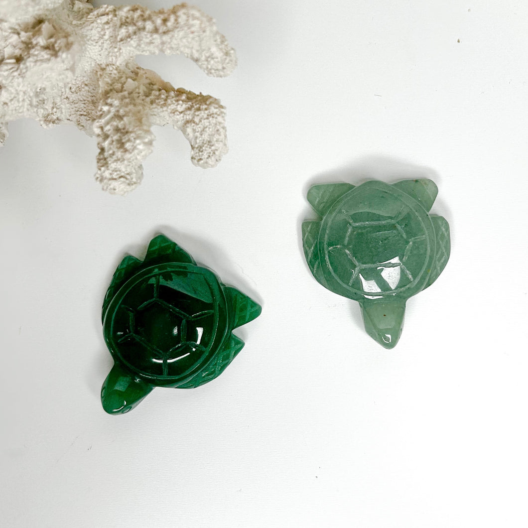 GREEN AVENTURINE TURTLE